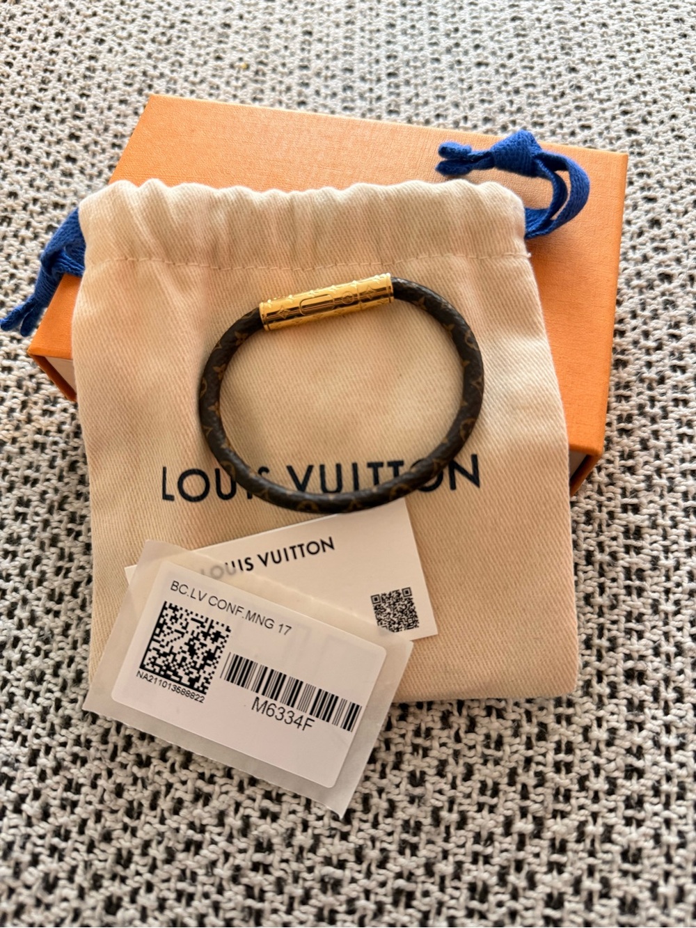 Louis Vuitton Monogram confidential bracelet